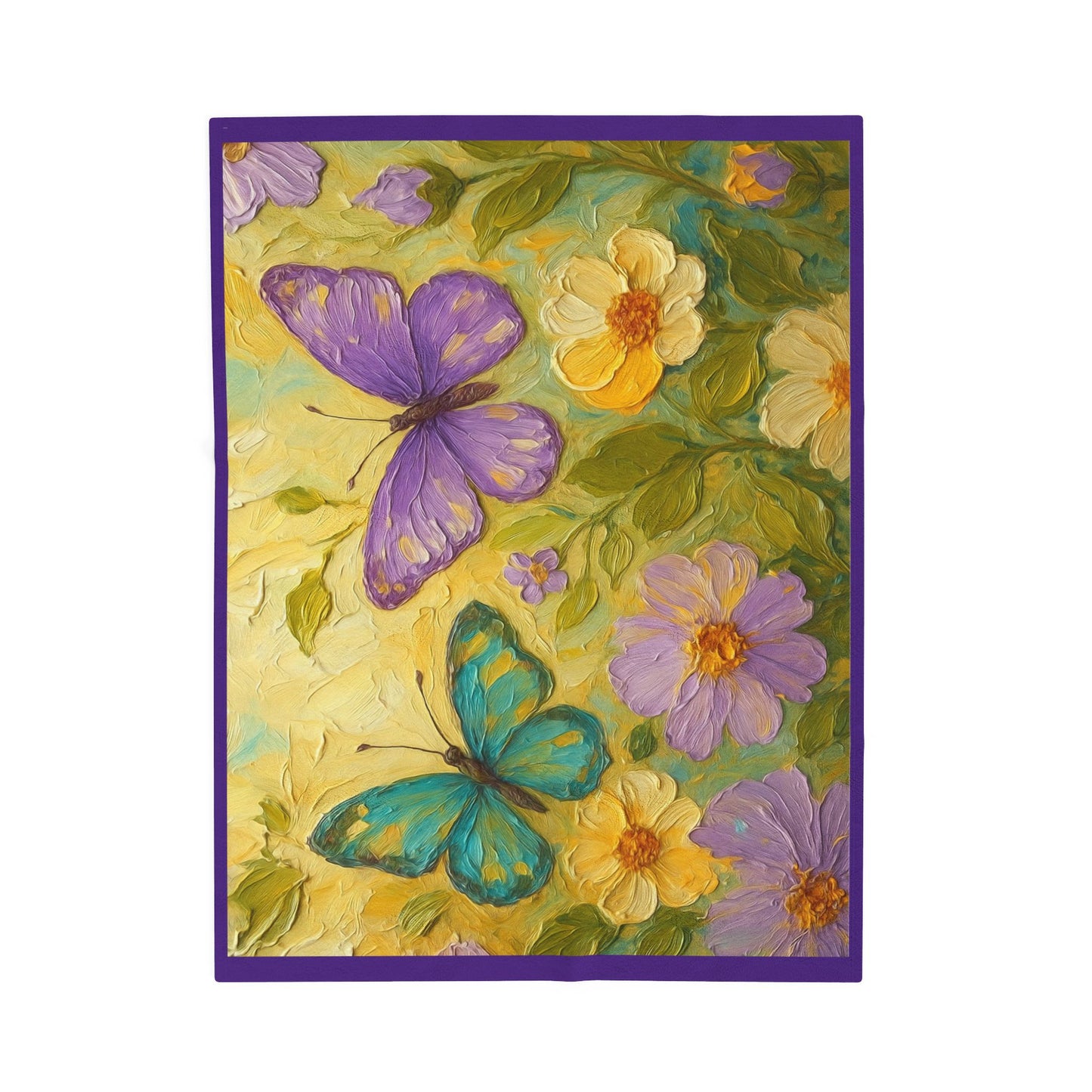 Bloomin' Beauties Plush Blanket