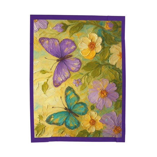 Bloomin' Beauties Plush Blanket