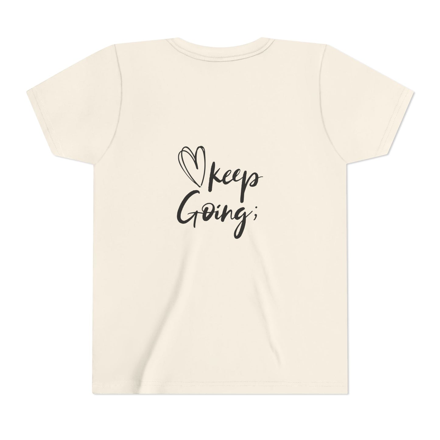 Inspiring Youth Tee: You Matter, Keep Going - Motivational T-Shirt for Kids, Positive Vibes, Birthday Gift, Back-to-School, Everyday Wear