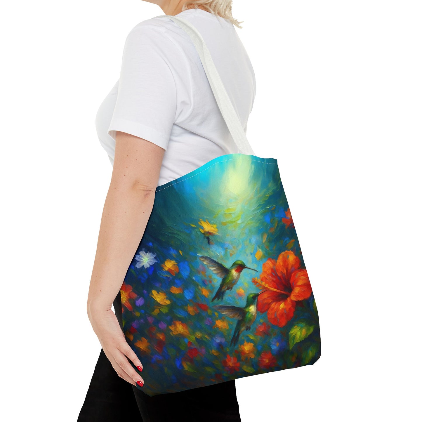 Hummingbird Love Tote Bag