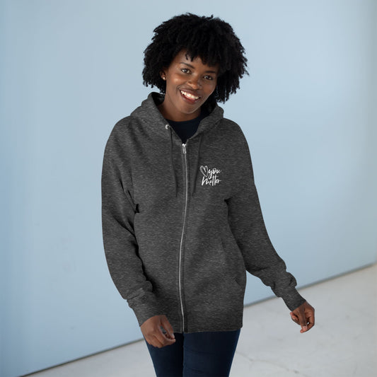 Keep Going; You Matter Unisex Zip Hoodie