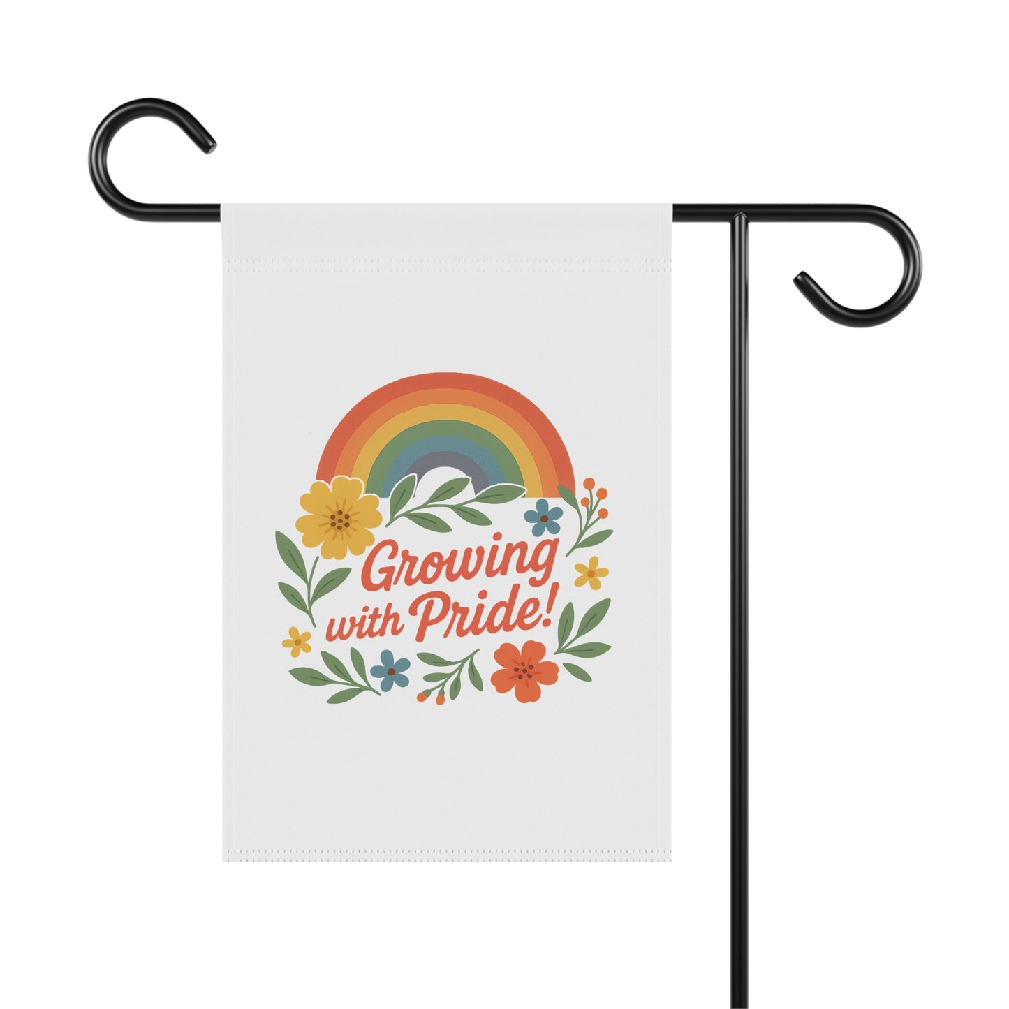 Growing with Pride! Garden Flag