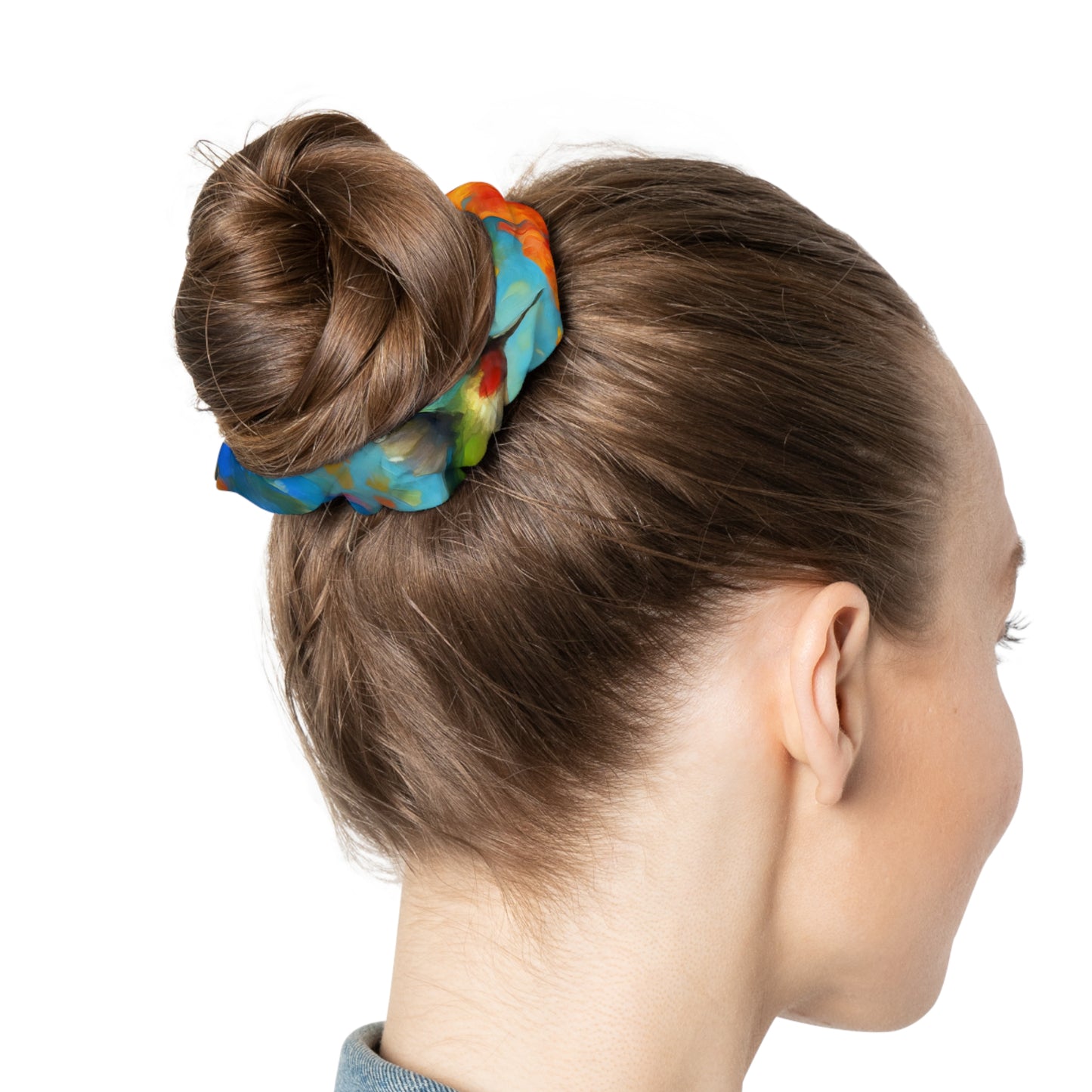 Hummingbird Love Scrunchie
