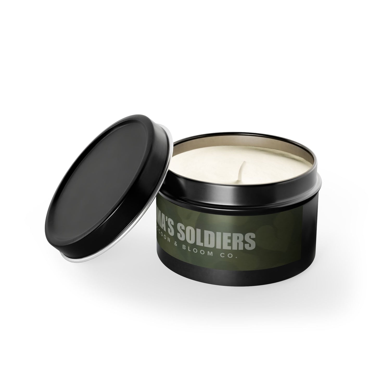 Emma's Soldiers Rustic Tin Candles