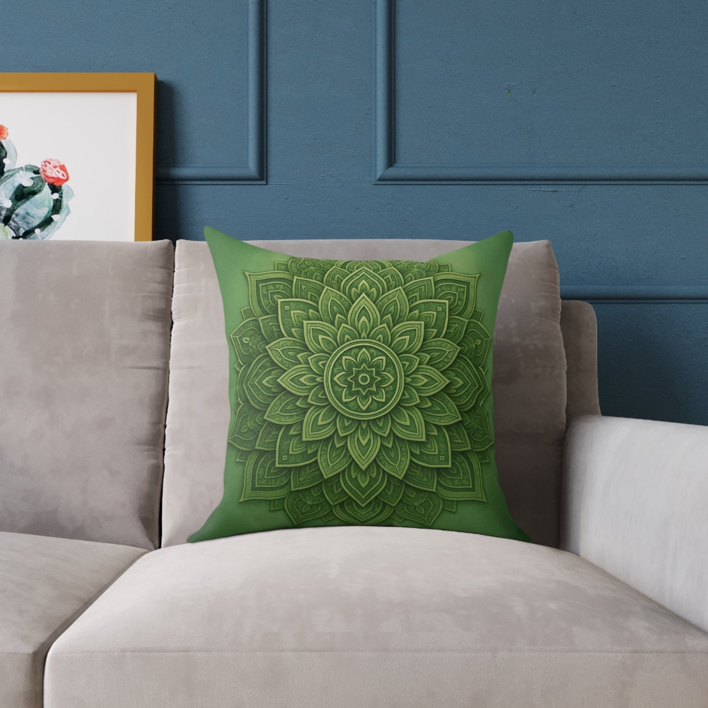 Sage Strength Mandala Pillow