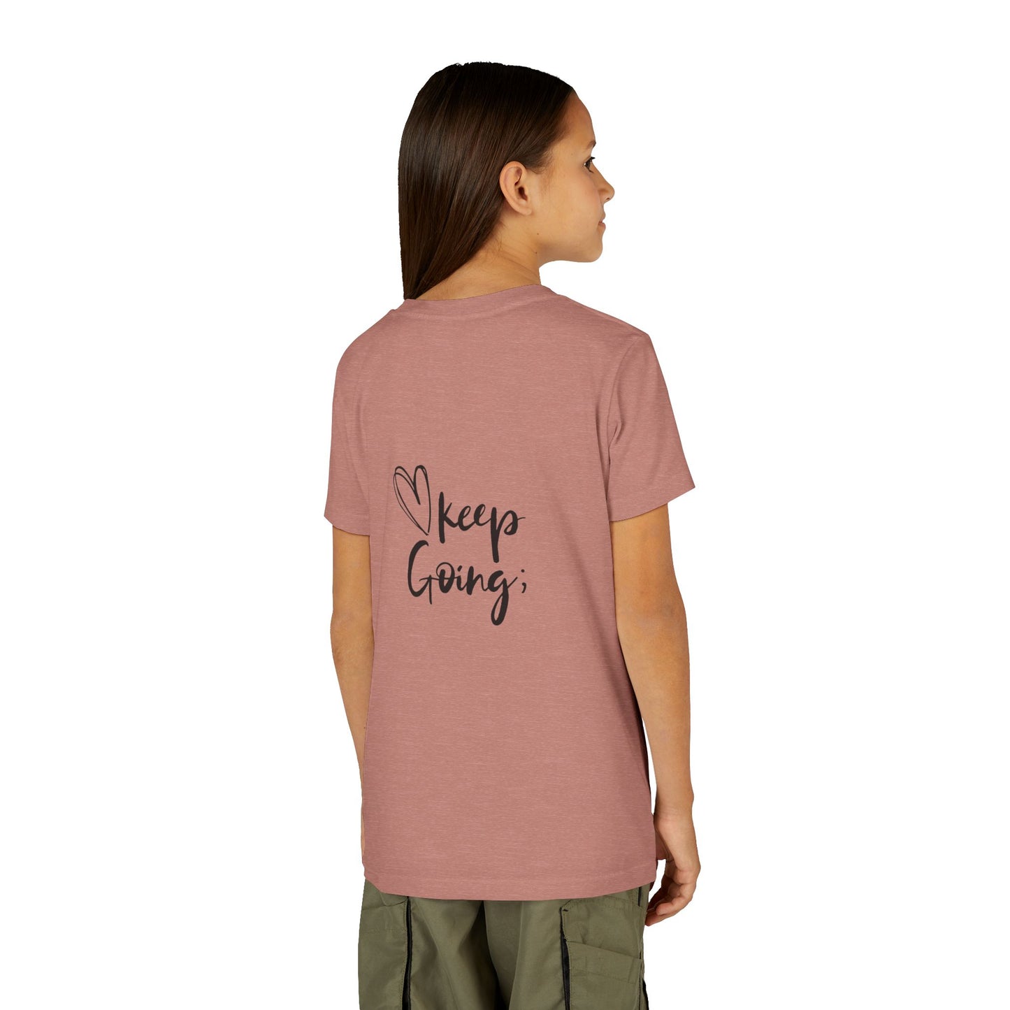 Inspiring Youth Tee: You Matter, Keep Going - Motivational T-Shirt for Kids, Positive Vibes, Birthday Gift, Back-to-School, Everyday Wear