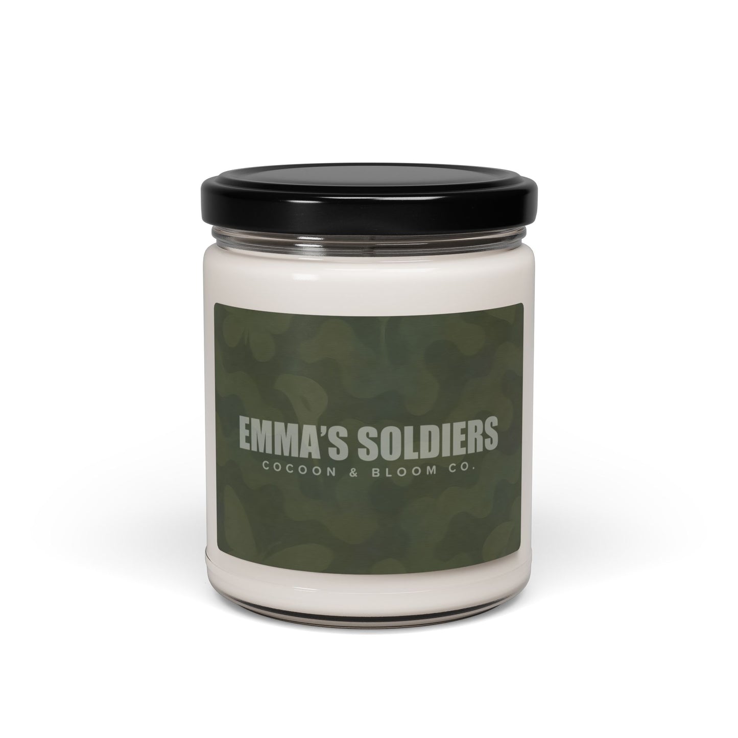 Emma's Soldiers Camo Scented Soy Candle