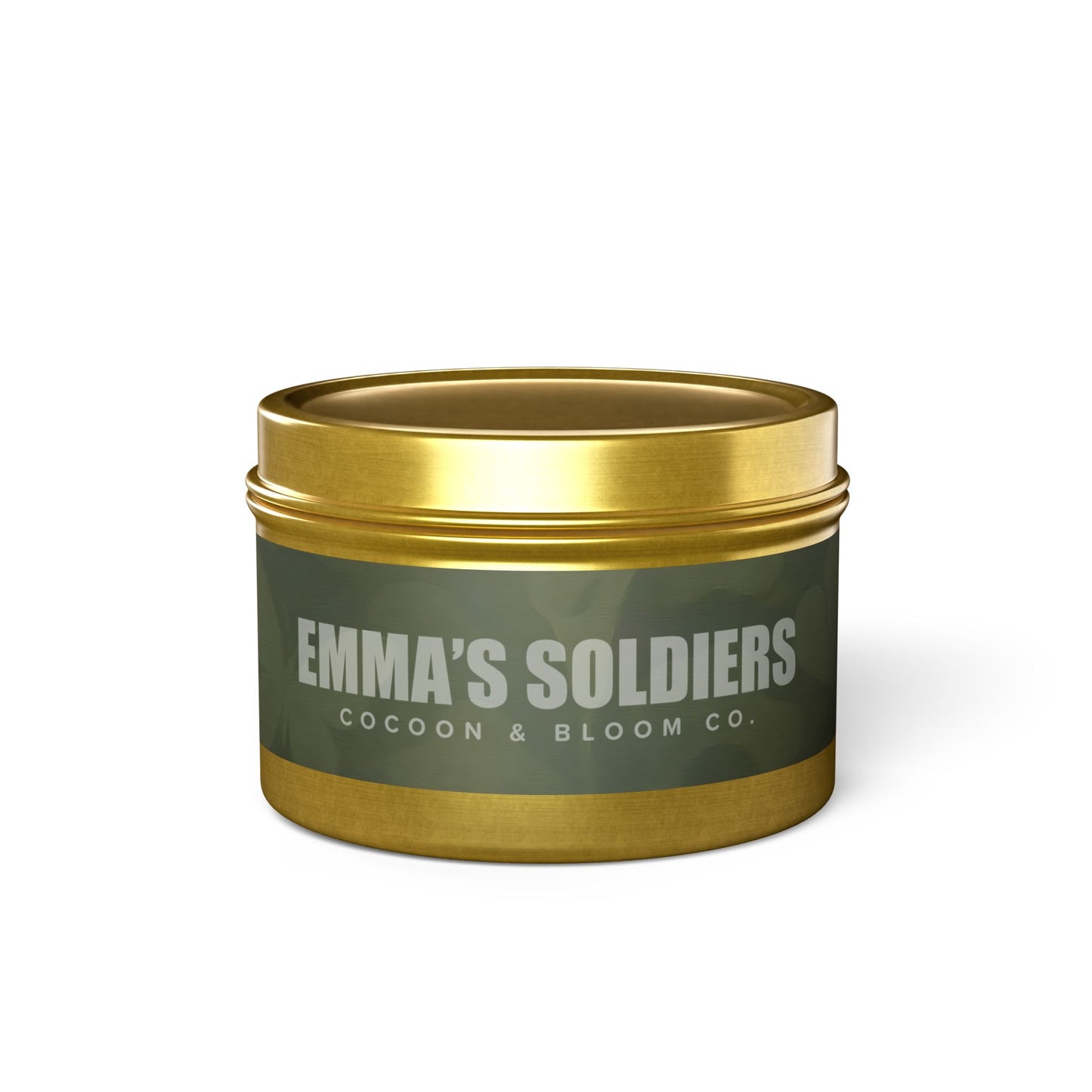 Emma's Soldiers Rustic Tin Candles