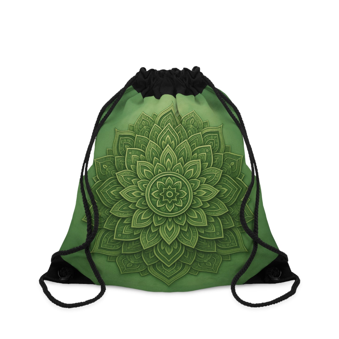 Sage Strength Mandala Drawstring Bag