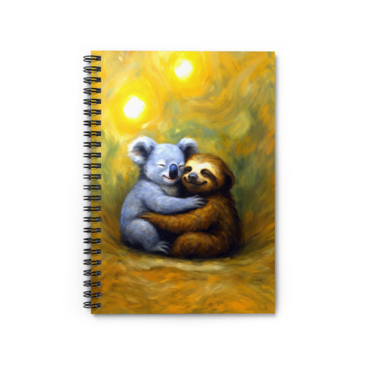 Where Time Slows & Hearts Speak Spiral Notebook Journal