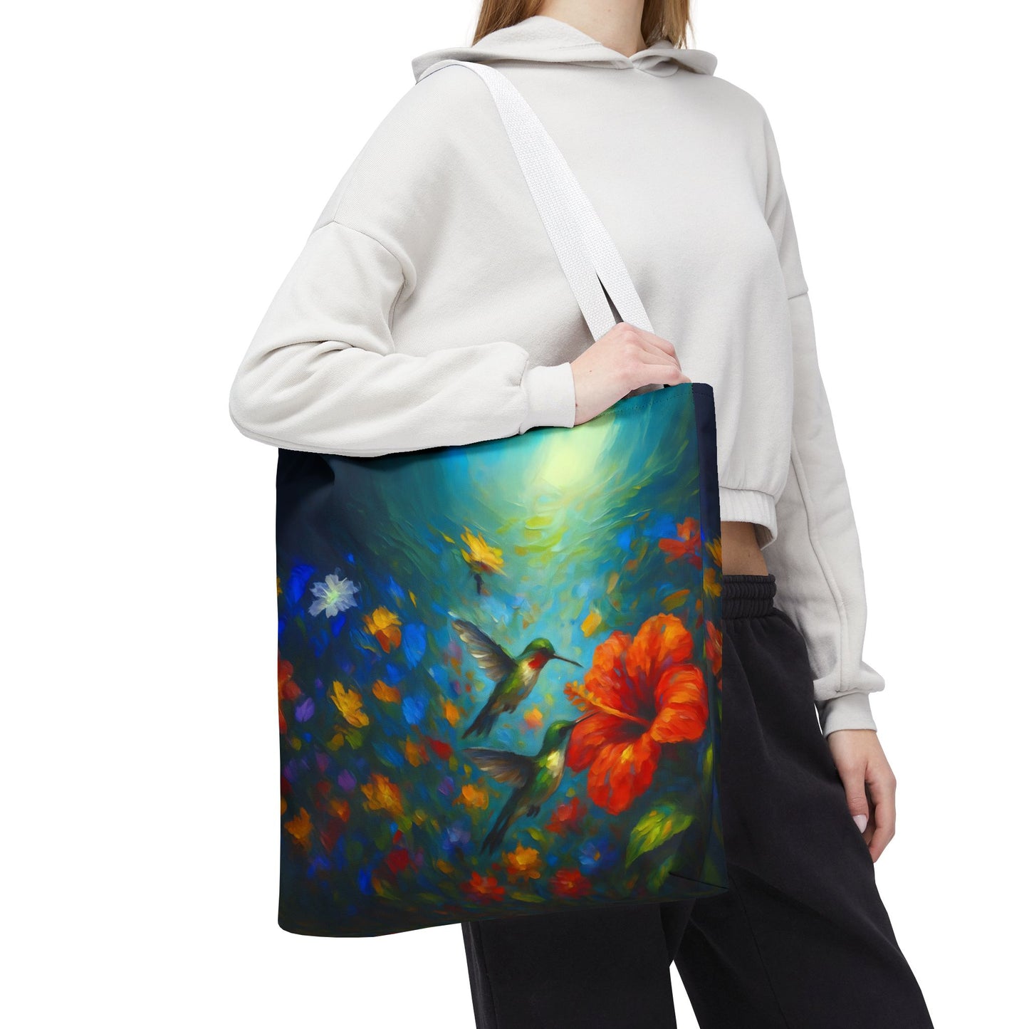 Hummingbird Love Tote Bag