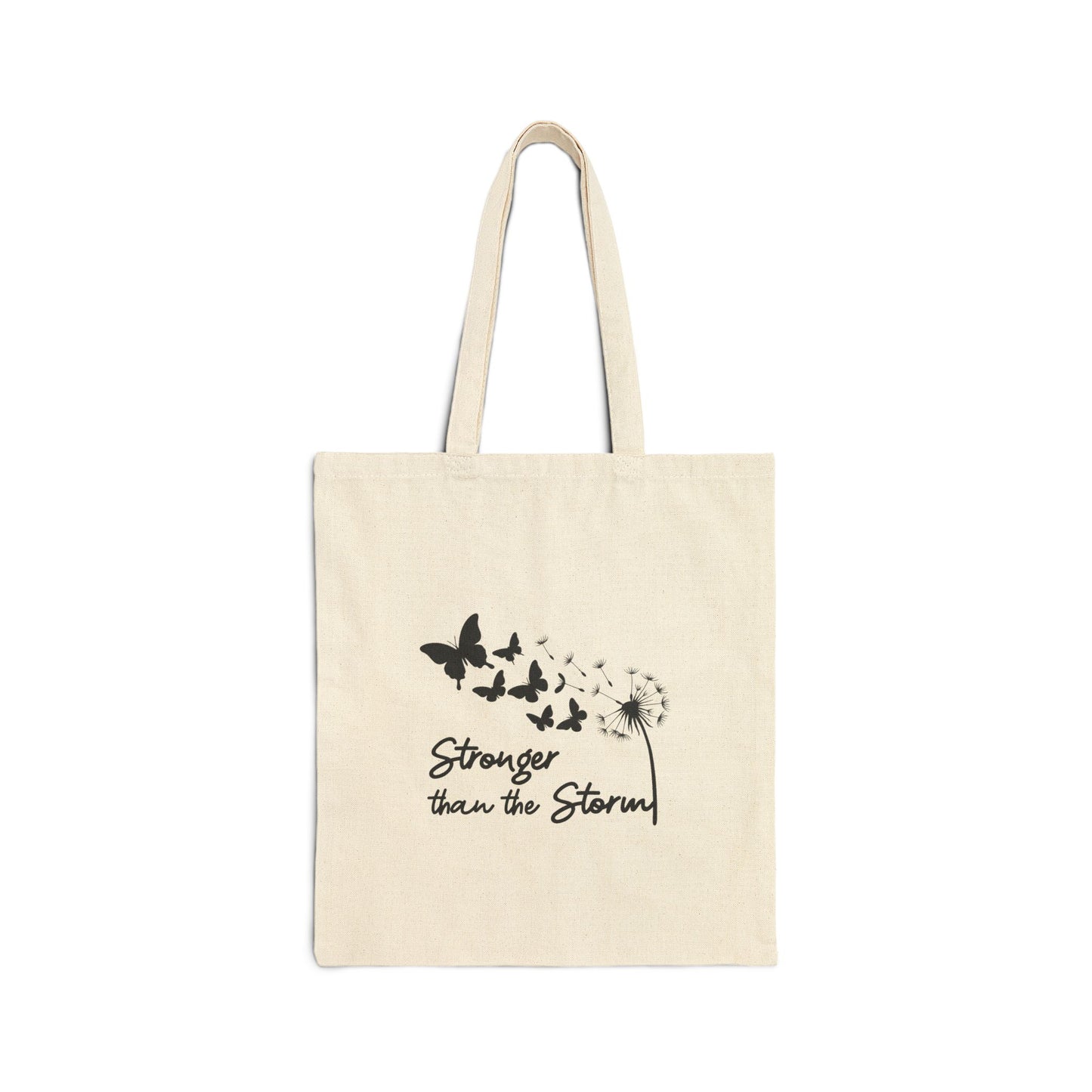 Stronger than the Storm Canvas Tote Bag