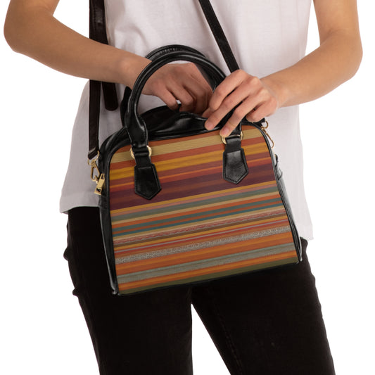 RainBoho Striped Handbag