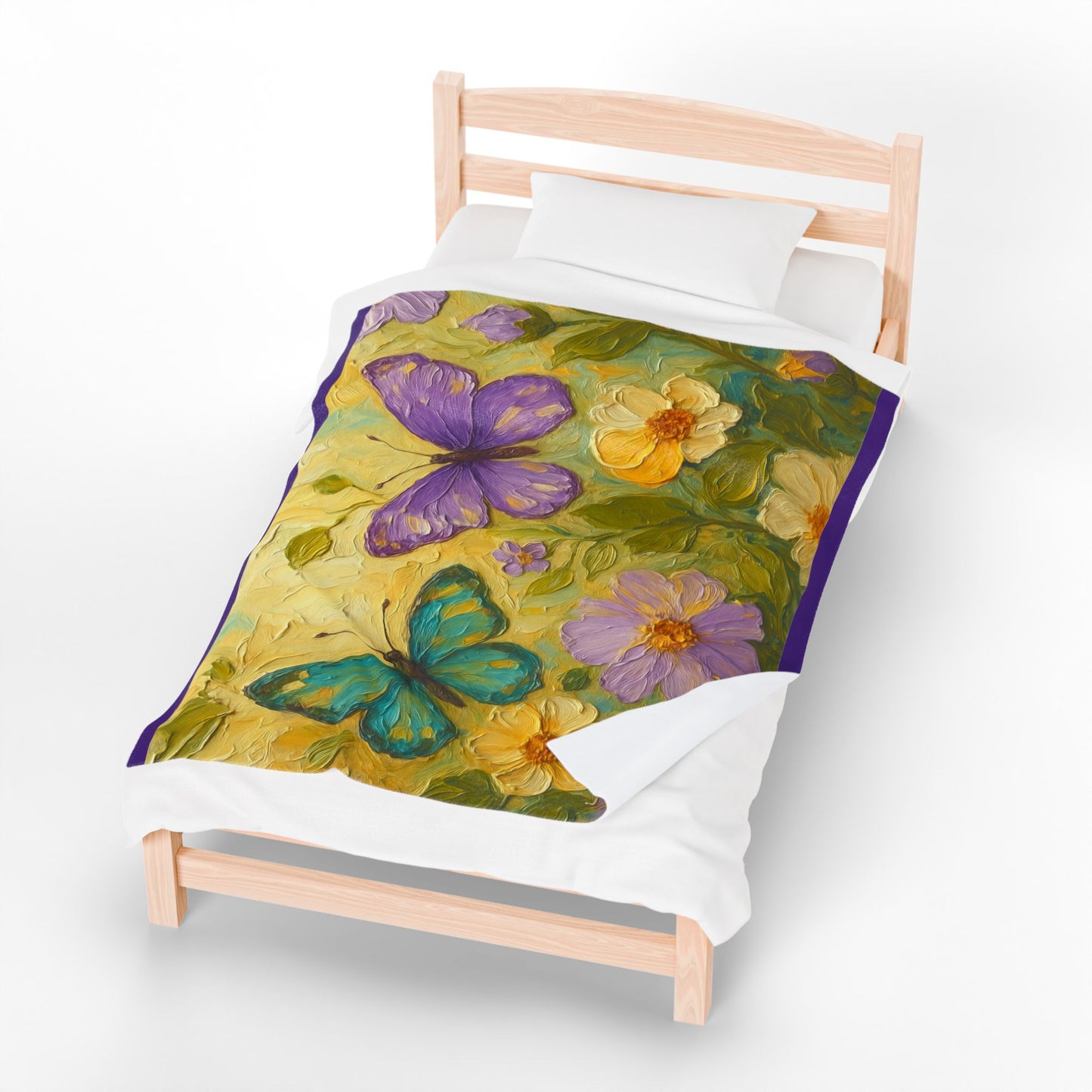 Bloomin' Beauties Plush Blanket