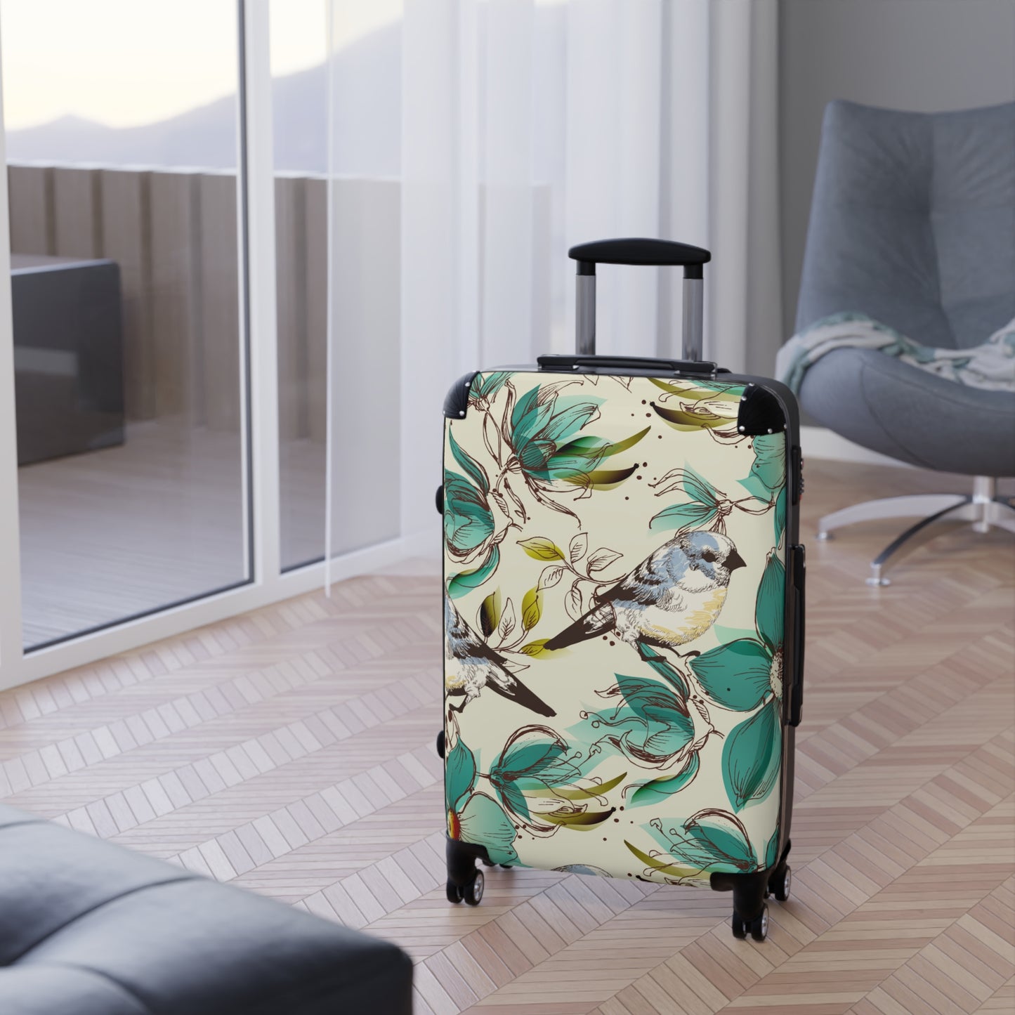 Watchful Bluejay Suitcase