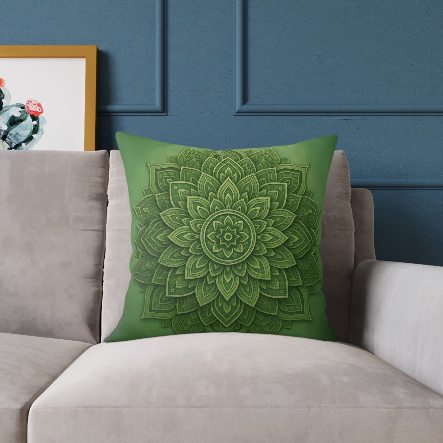 Sage Strength Mandala Pillow