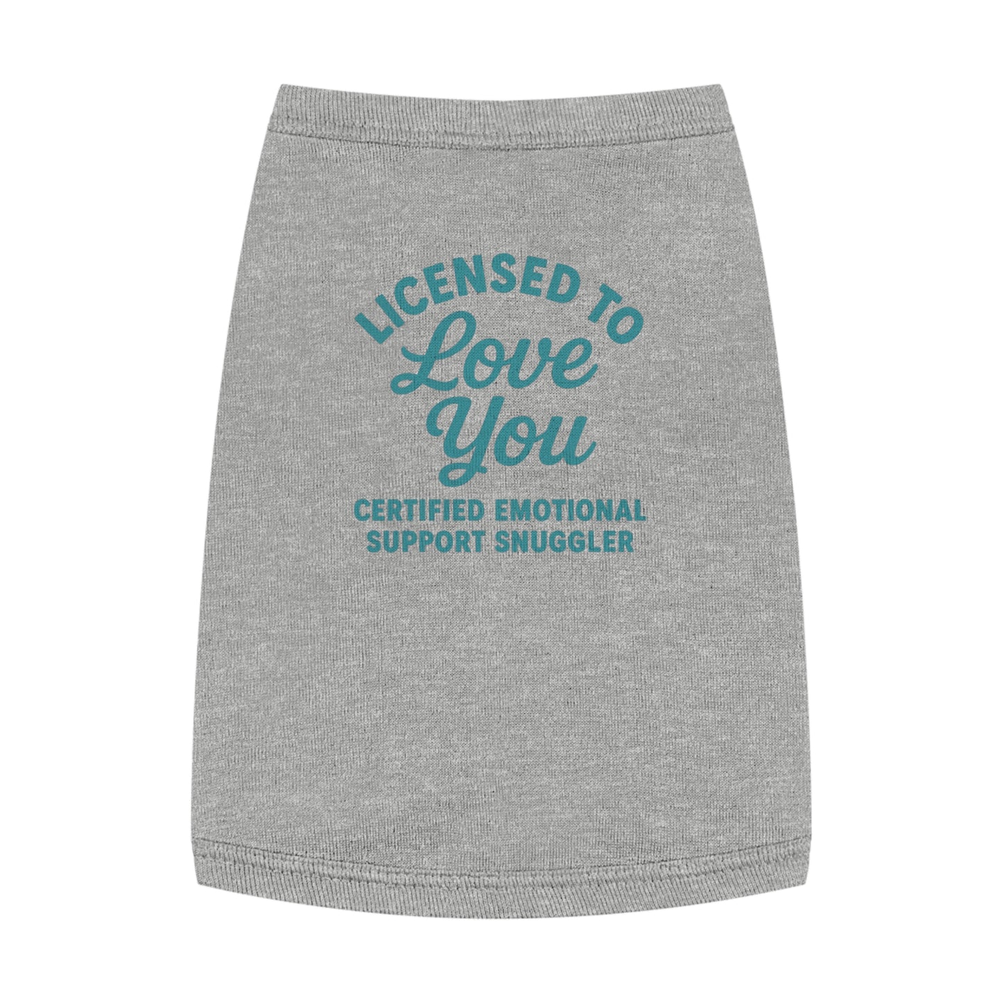 "Licensed to Love You" Pet Tank Top