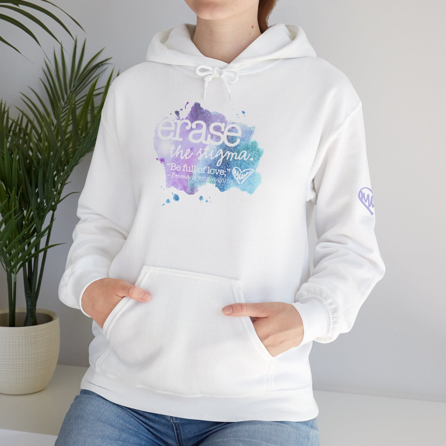 Erase the Stigma Inspirational Unisex Hoodie