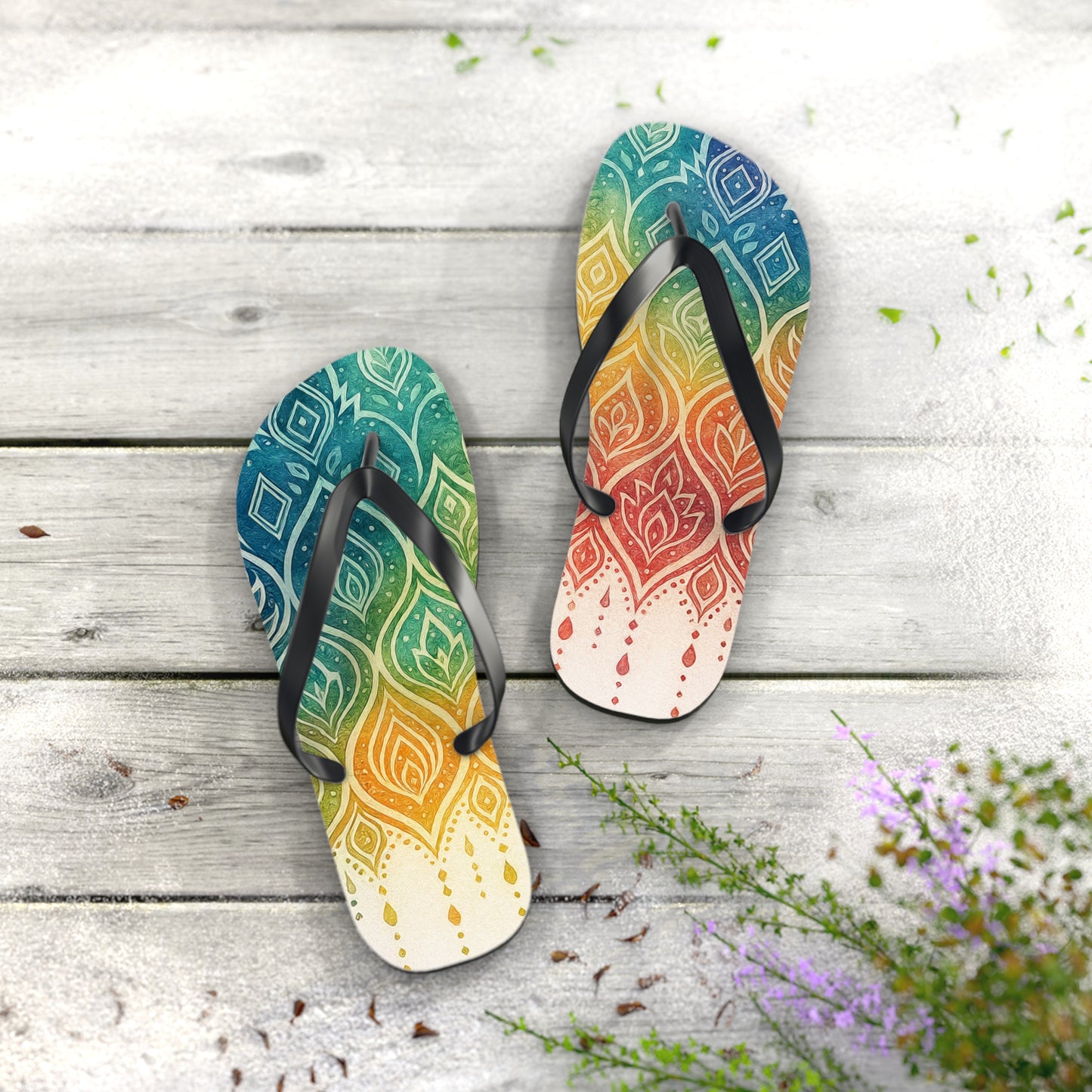 RainBoHo Flip Flops