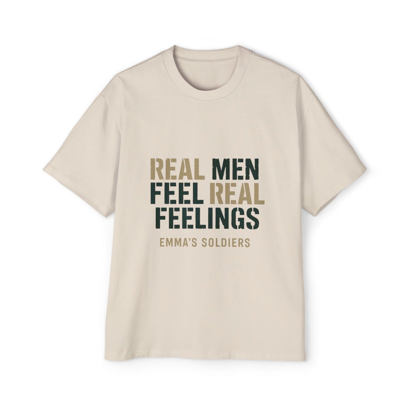 Real Men Real Feelings Oversized Tee