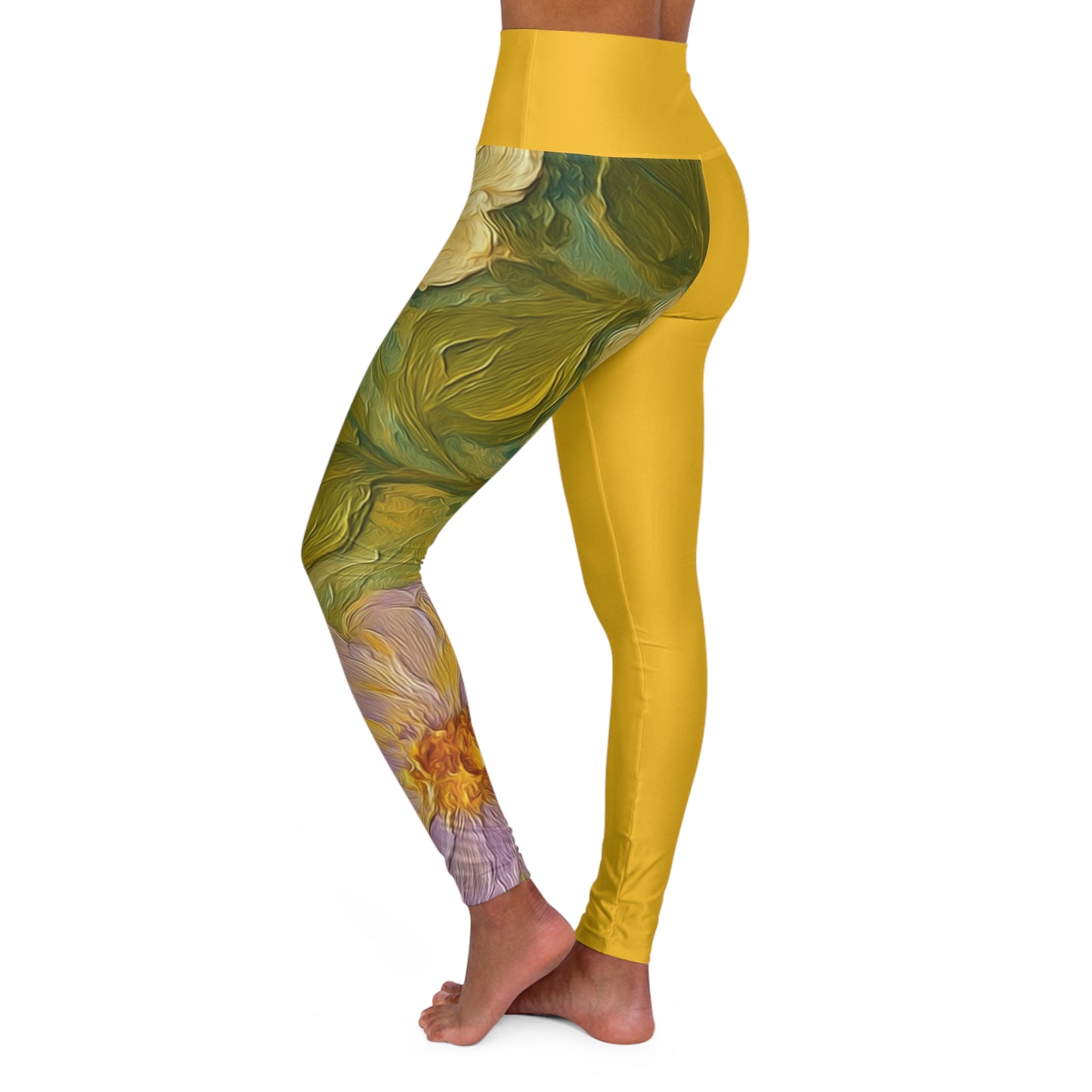 Bloomin' Beauties High Waisted Yoga Leggings