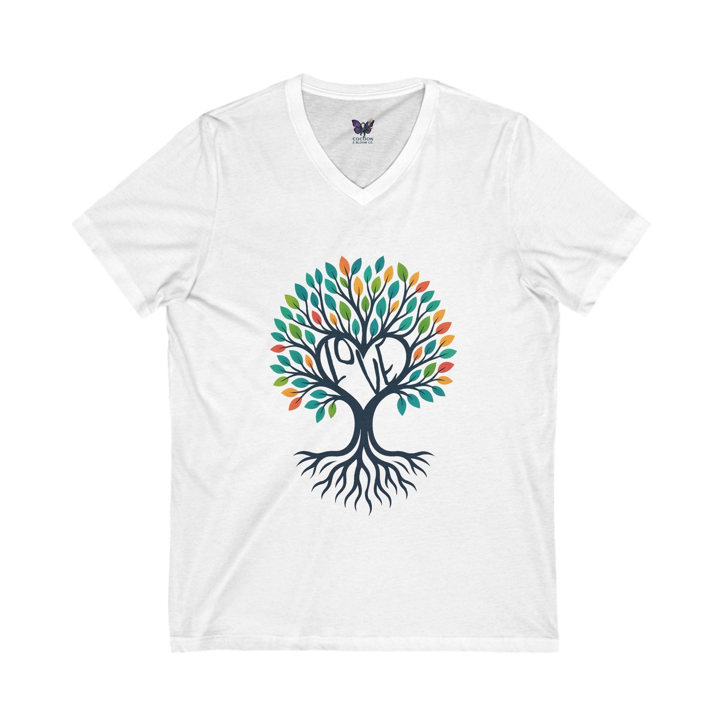 Growing Love Tree V-Neck Tee