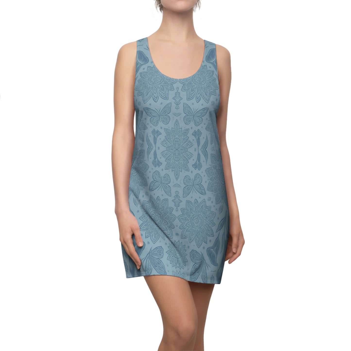 Bloomlight Boho Dress (Blue)