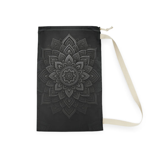 Zen in Black & White Laundry Bag