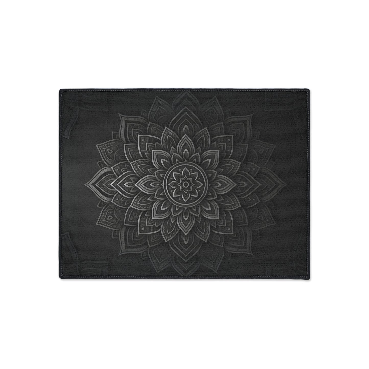 Zen in Black & White Heavy Duty Floor Mat