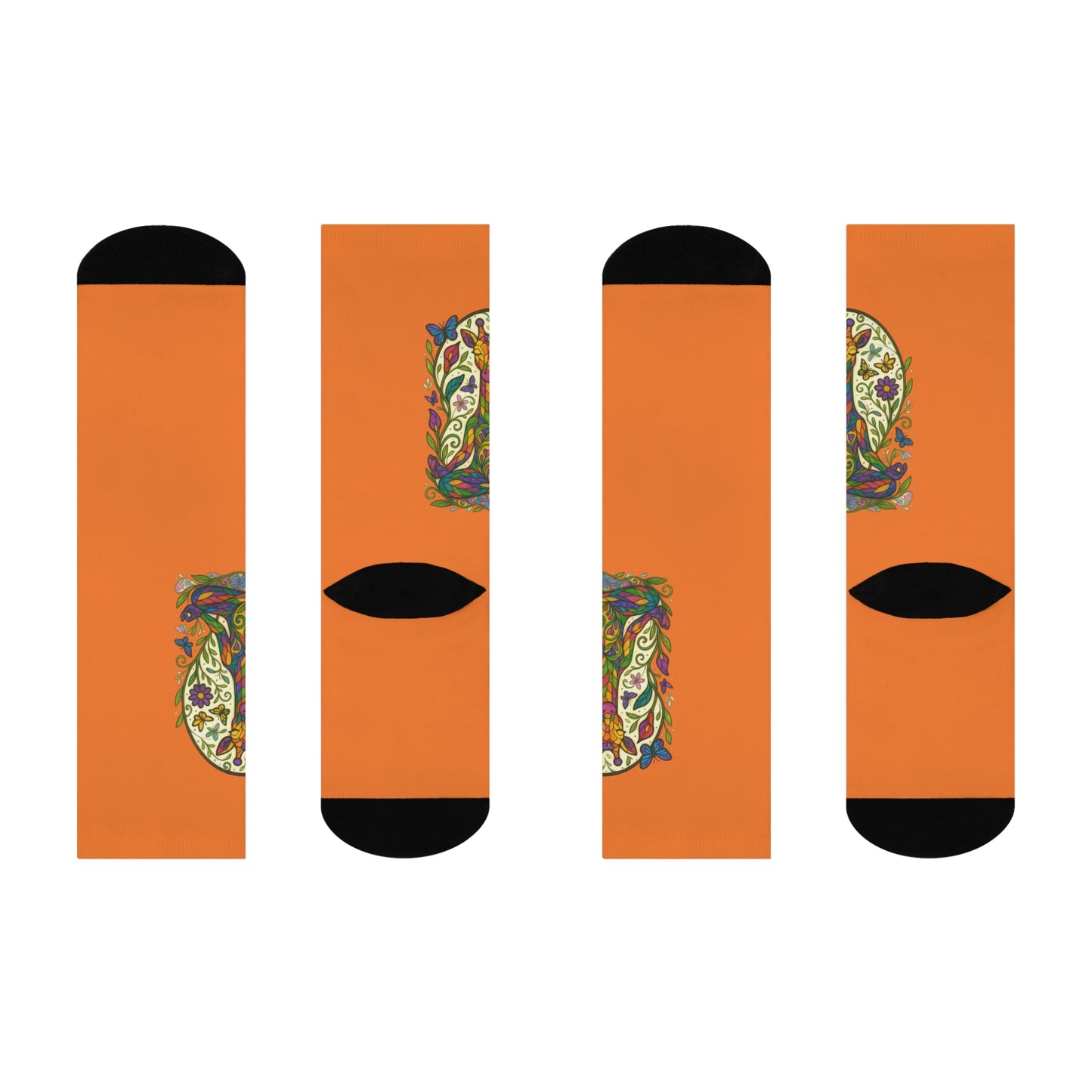 Meditating Giraffe High-Vis Socks