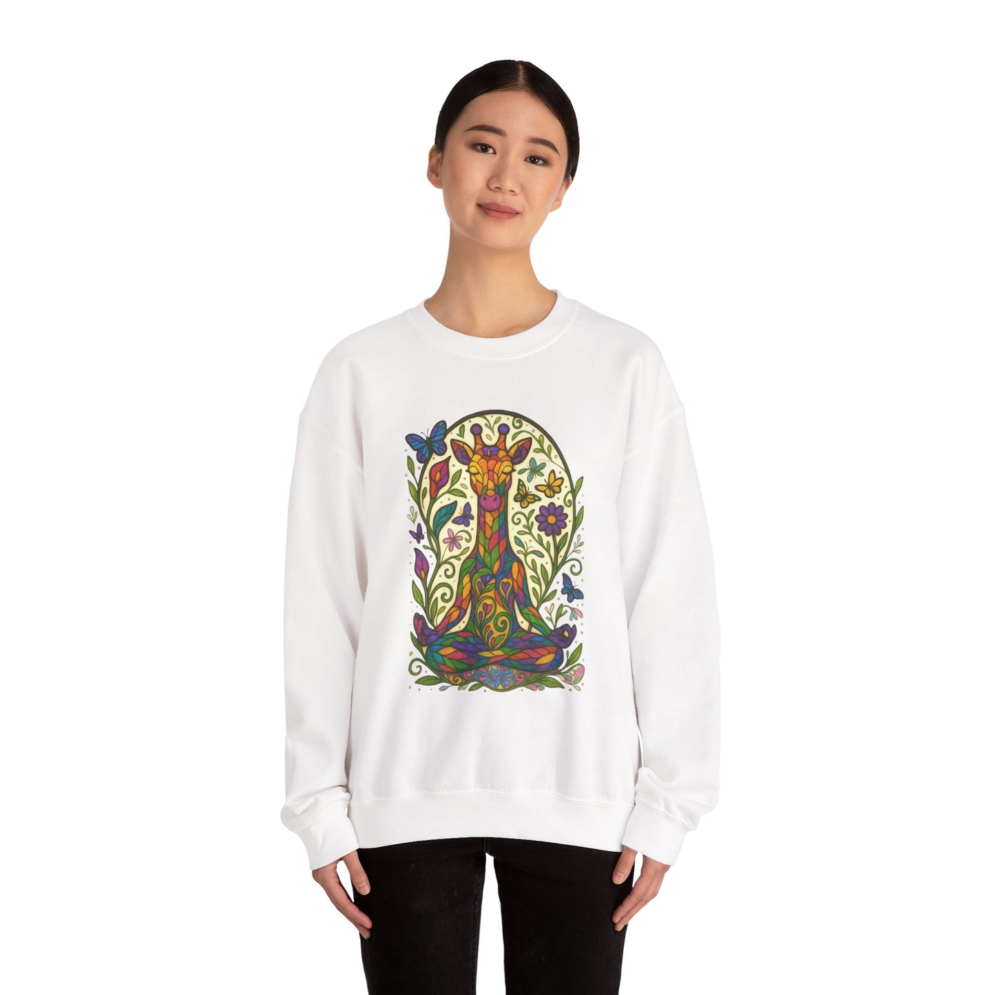 Meditating Giraffe Sweatshirt