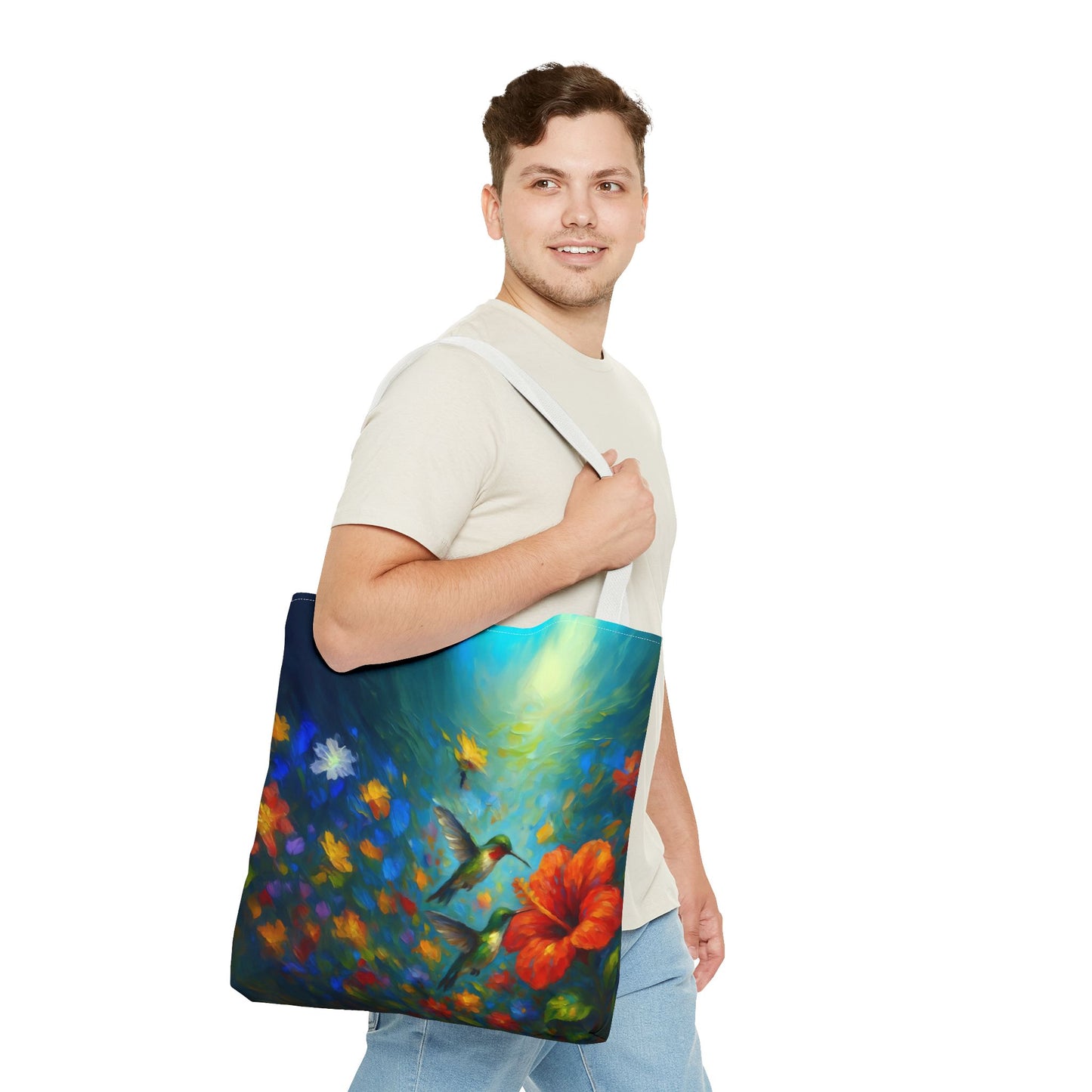 Hummingbird Love Tote Bag