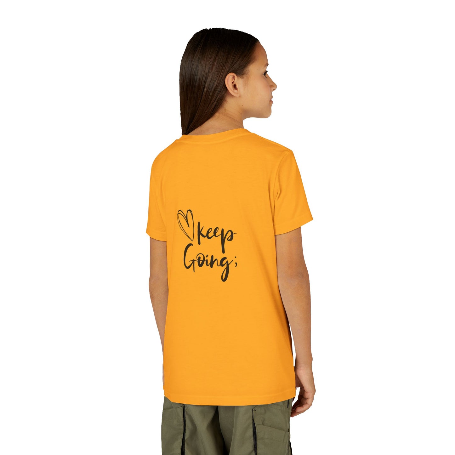 Inspiring Youth Tee: You Matter, Keep Going - Motivational T-Shirt for Kids, Positive Vibes, Birthday Gift, Back-to-School, Everyday Wear