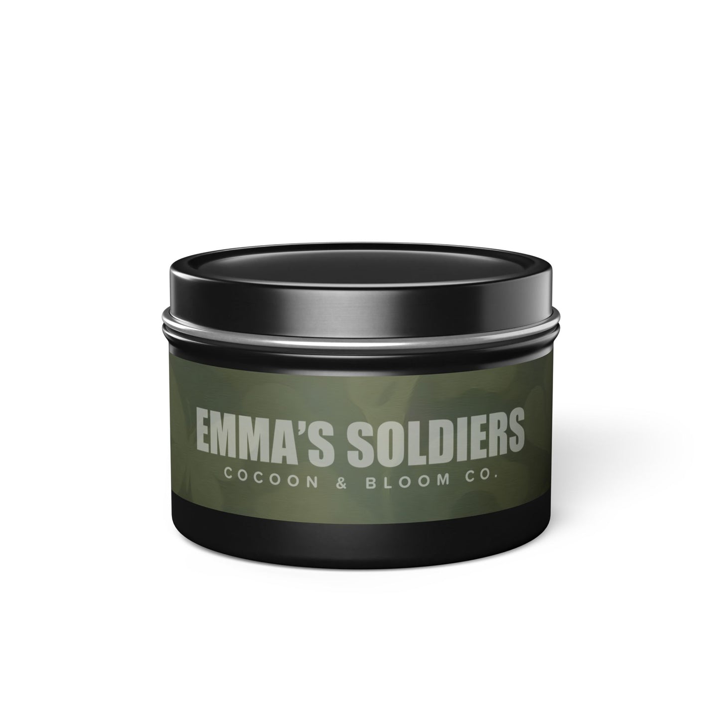 Emma's Soldiers Rustic Tin Candles