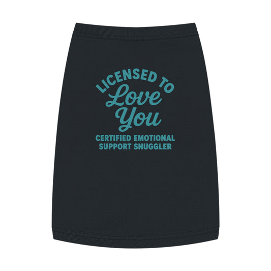"Licensed to Love You" Pet Tank Top