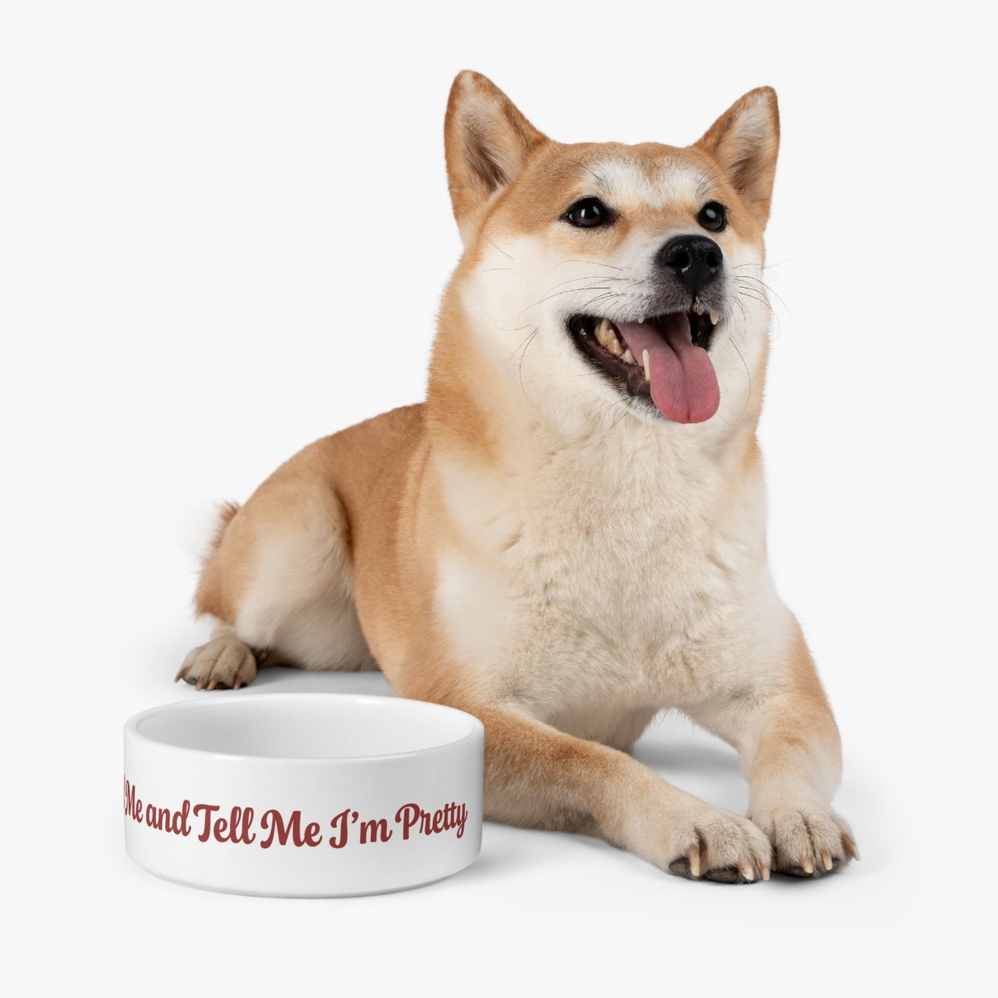 Feed Me and Tell Me I'm Pretty Pet Bowl