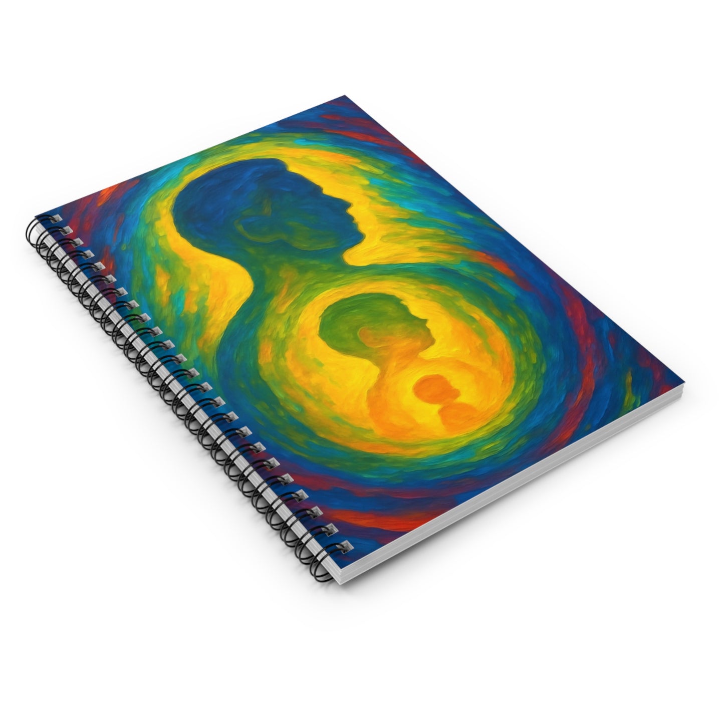 Colorful Reflection Spiral Notebook
