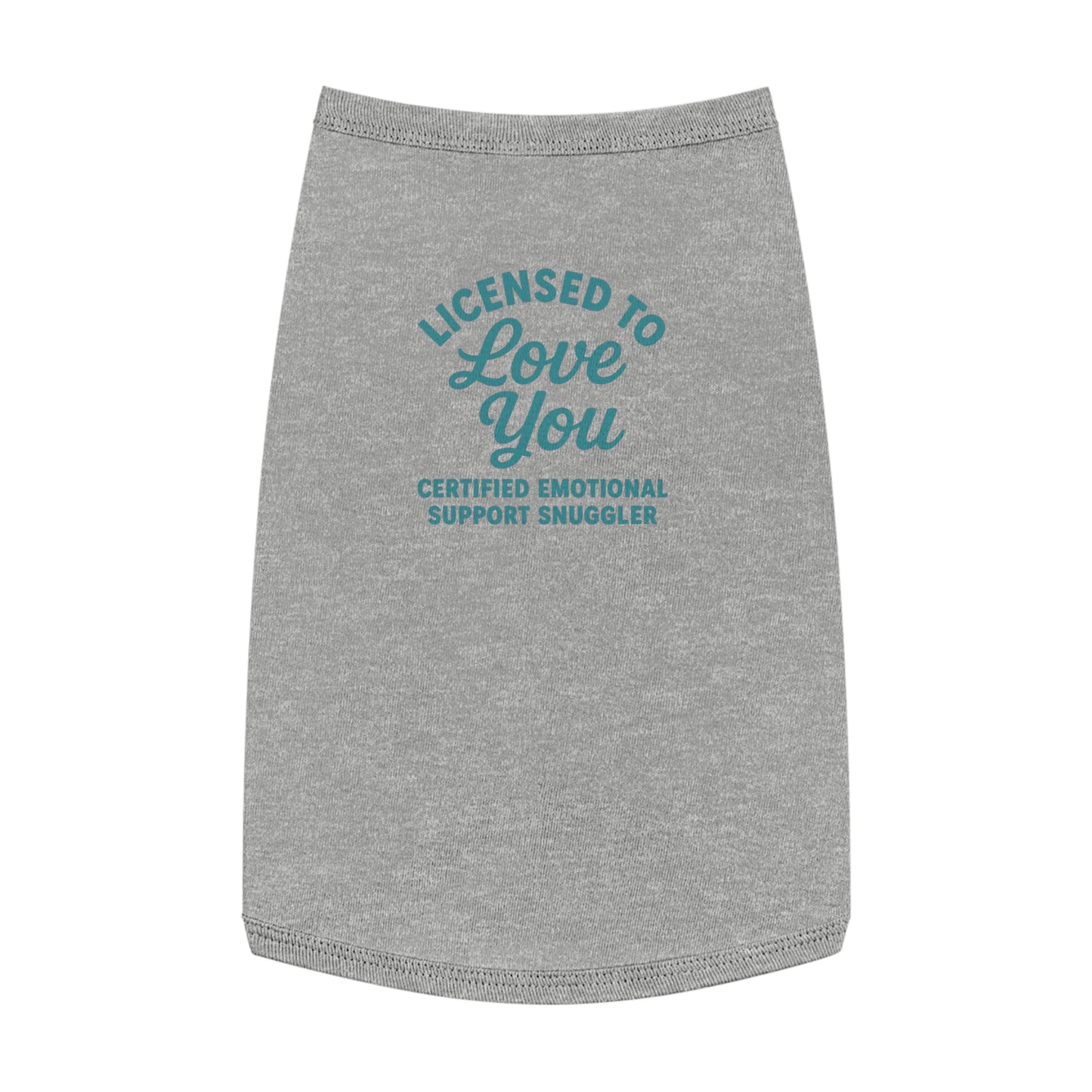 "Licensed to Love You" Pet Tank Top