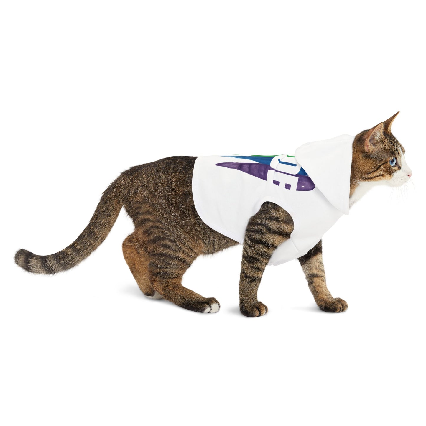 Colorful Pet Hoodie with Butterfly Design, Cozy Dog Sweater for Fall, Cute Cat Outfit for Special Occasions, Gift for Animal Lovers