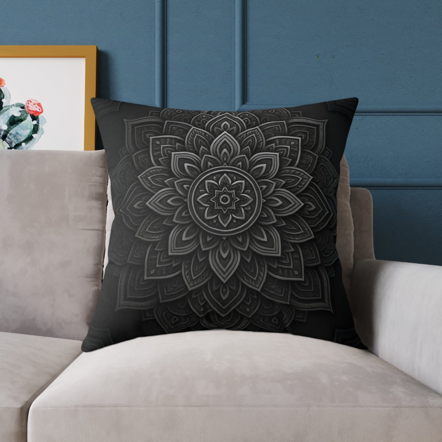 Zen in Black & White Pillow
