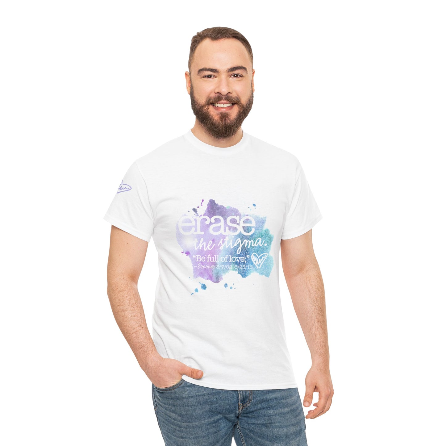 Erase the Stigma Unisex Heavy Cotton Tee