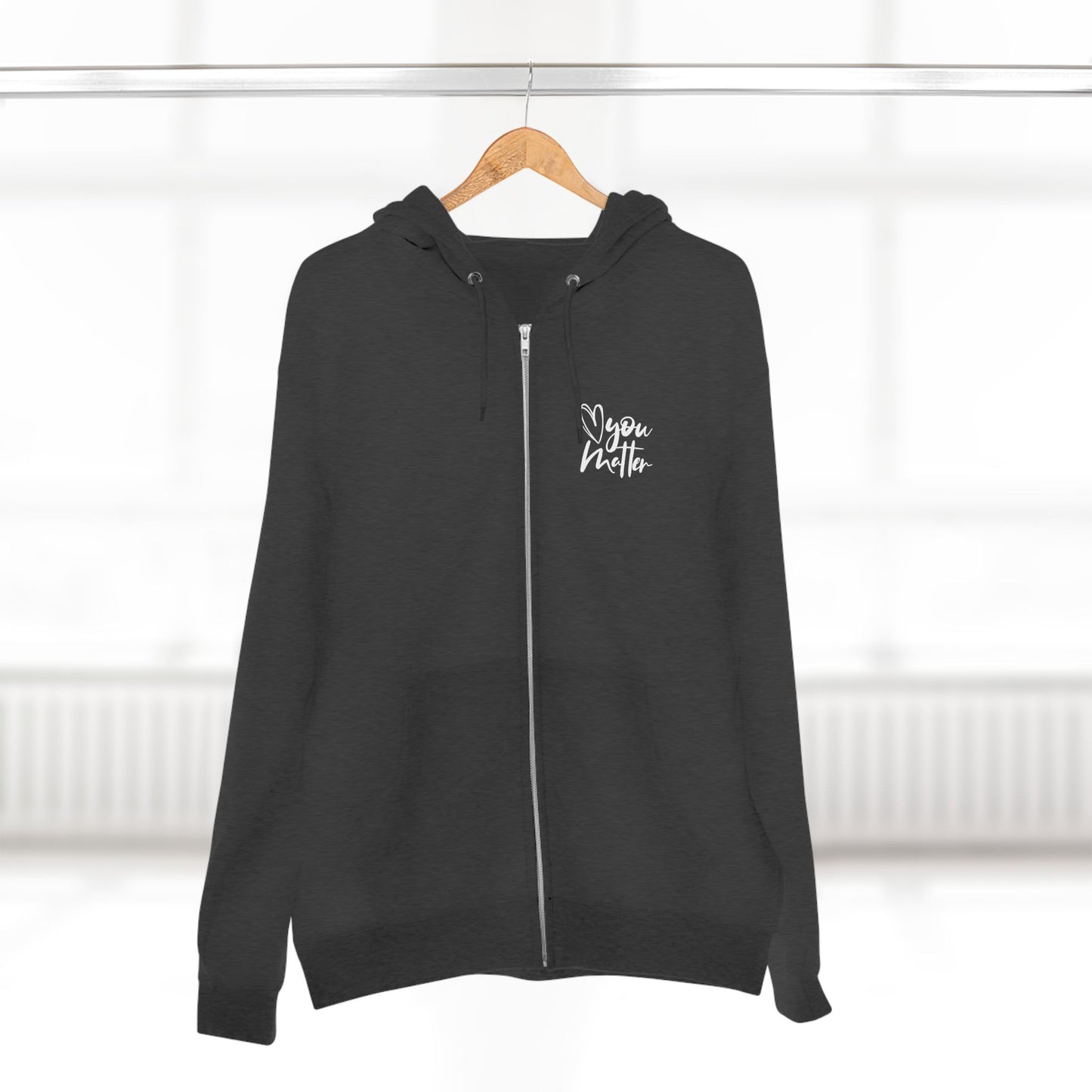 Keep Going; You Matter Unisex Zip Hoodie