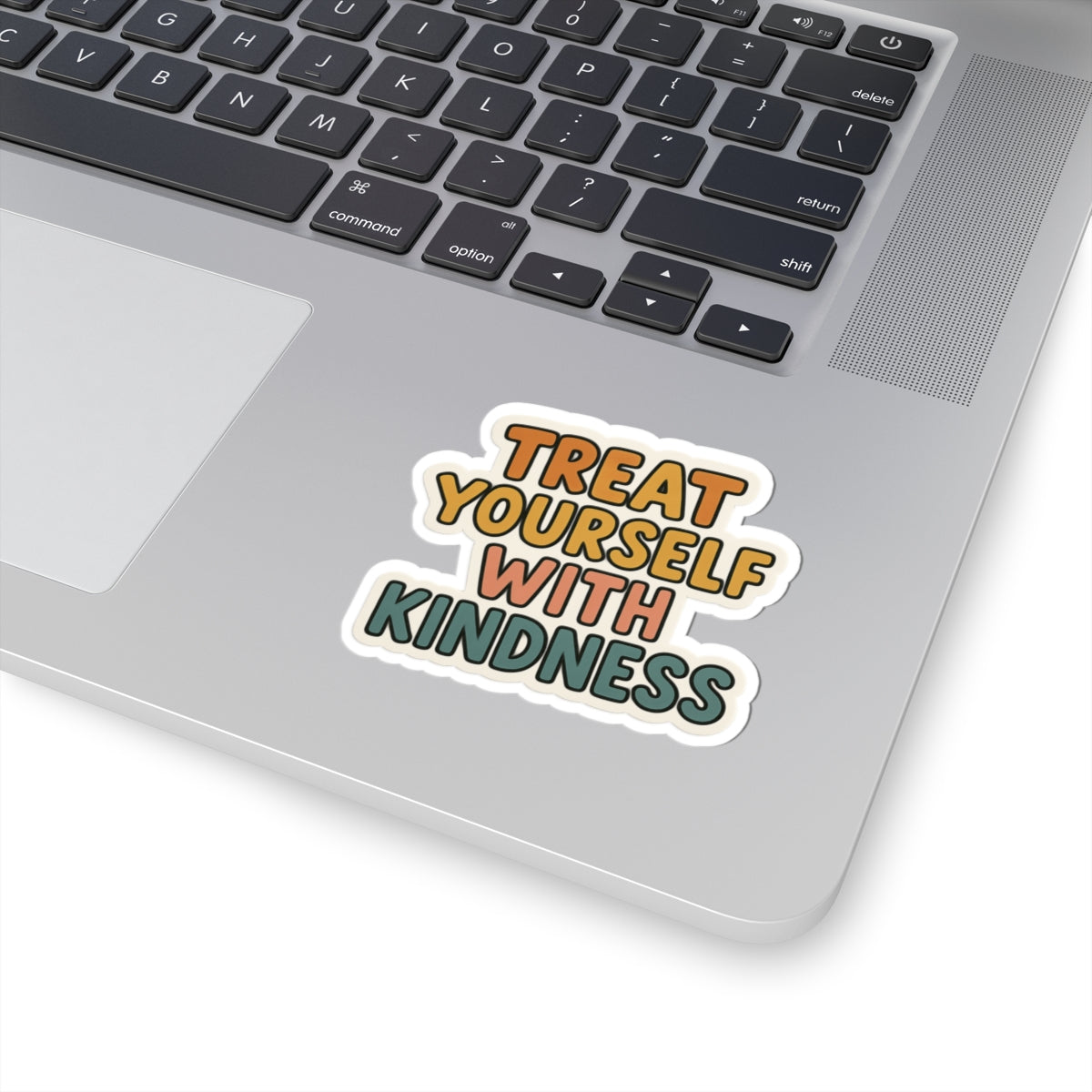 Treat Yourself with Kindness Kiss-Cut Sticker