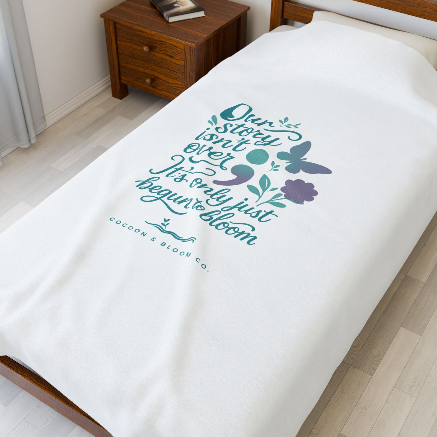 Our Story Isn't Over; Plush Blanket