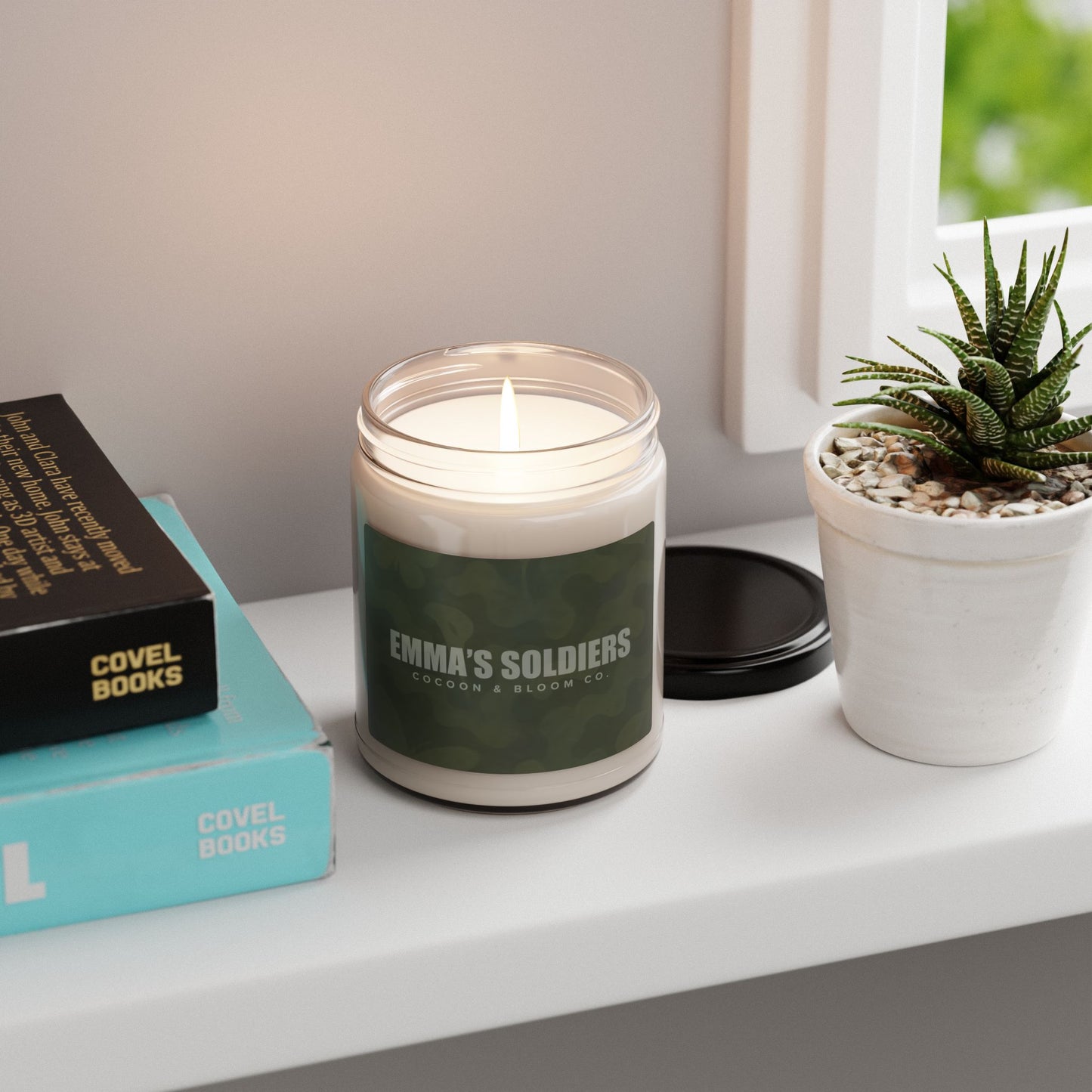 Emma's Soldiers Camo Scented Soy Candle