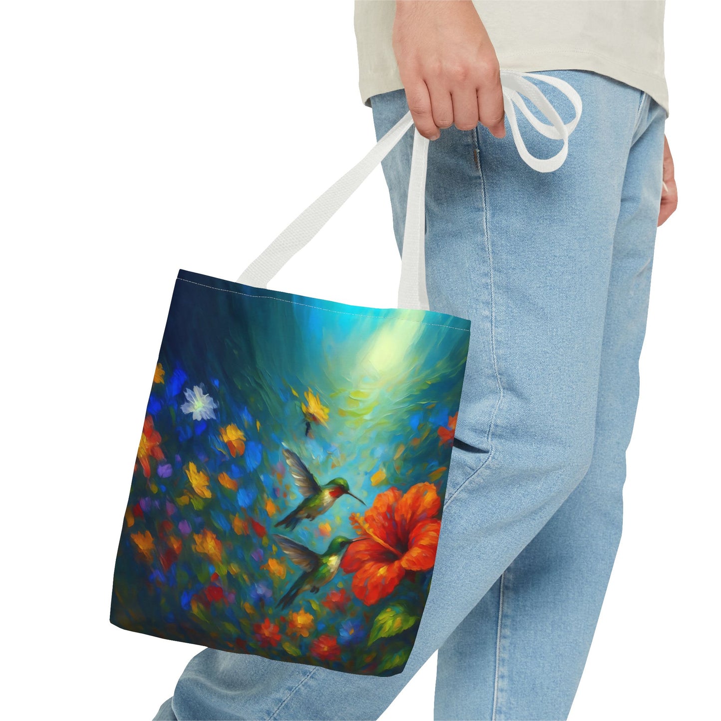 Hummingbird Love Tote Bag
