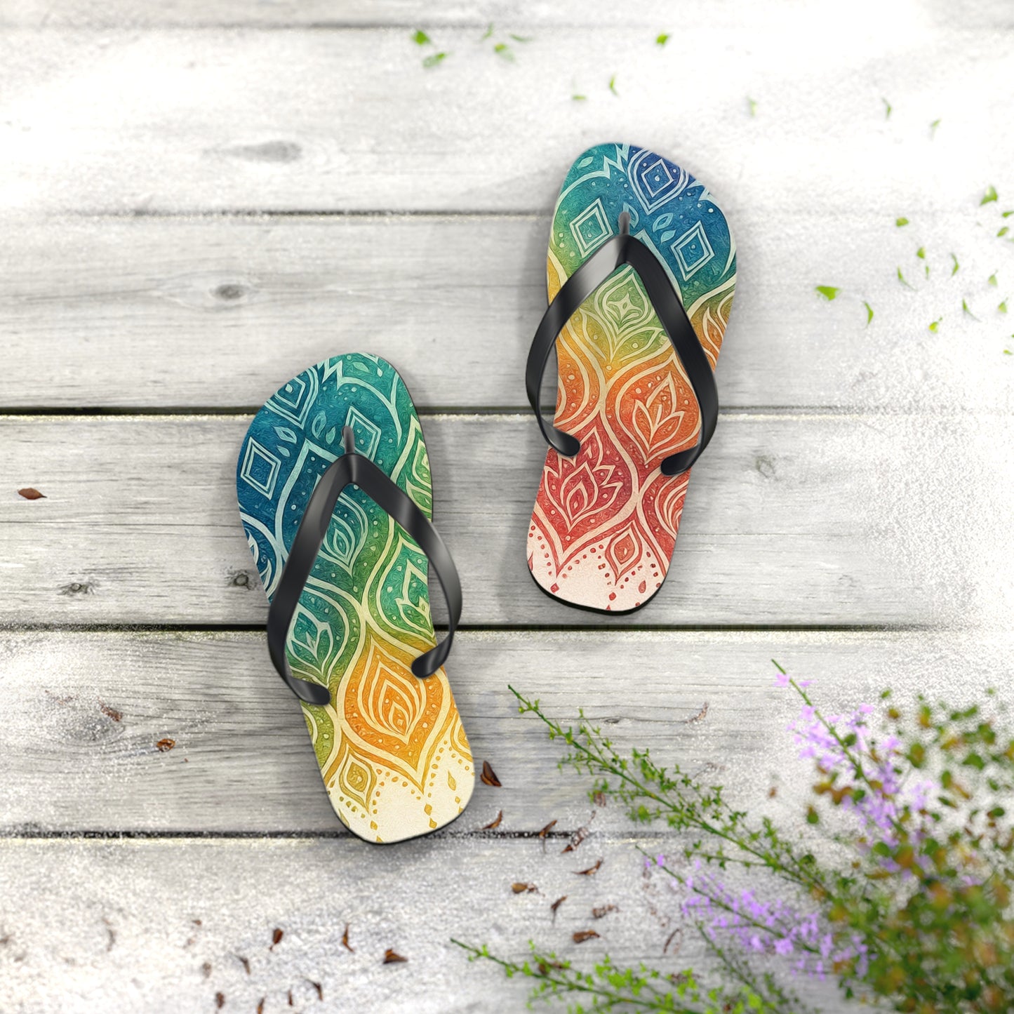 RainBoHo Flip Flops