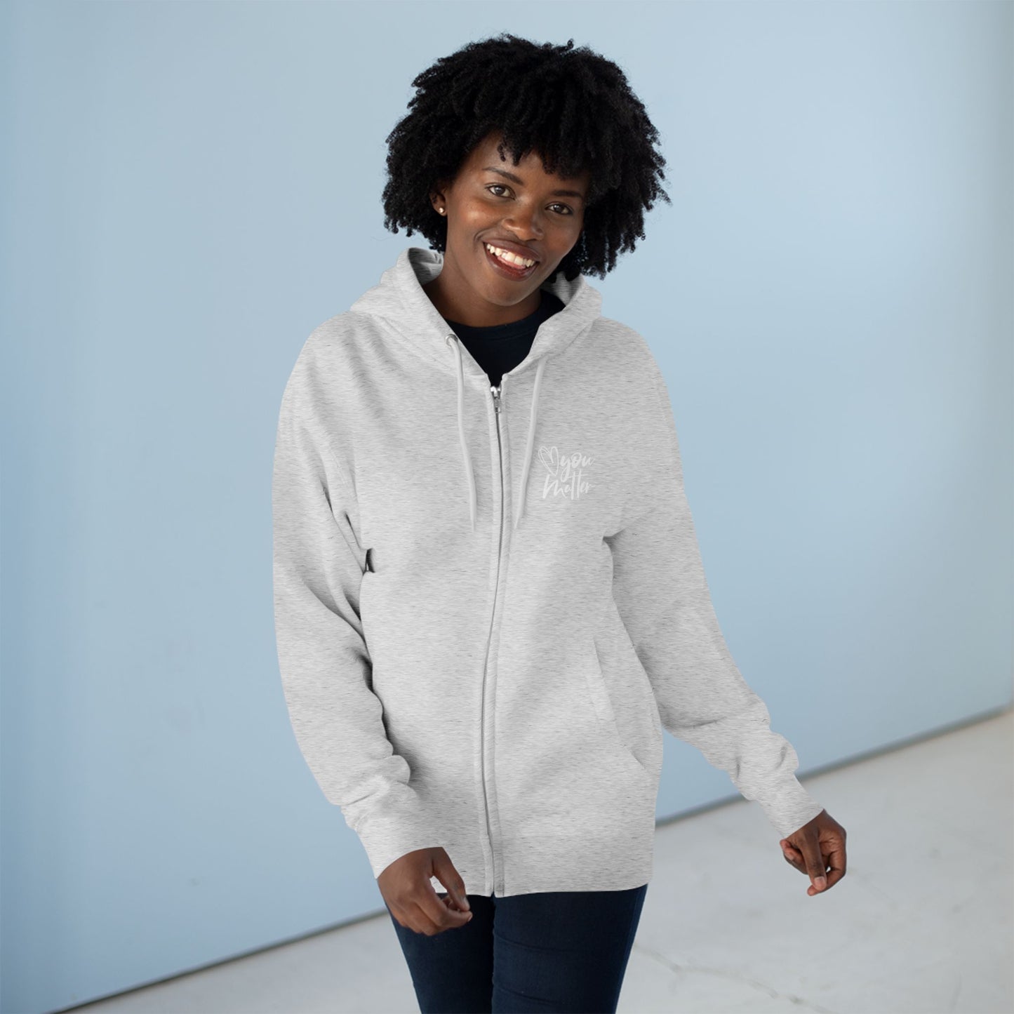 Keep Going; You Matter Unisex Zip Hoodie