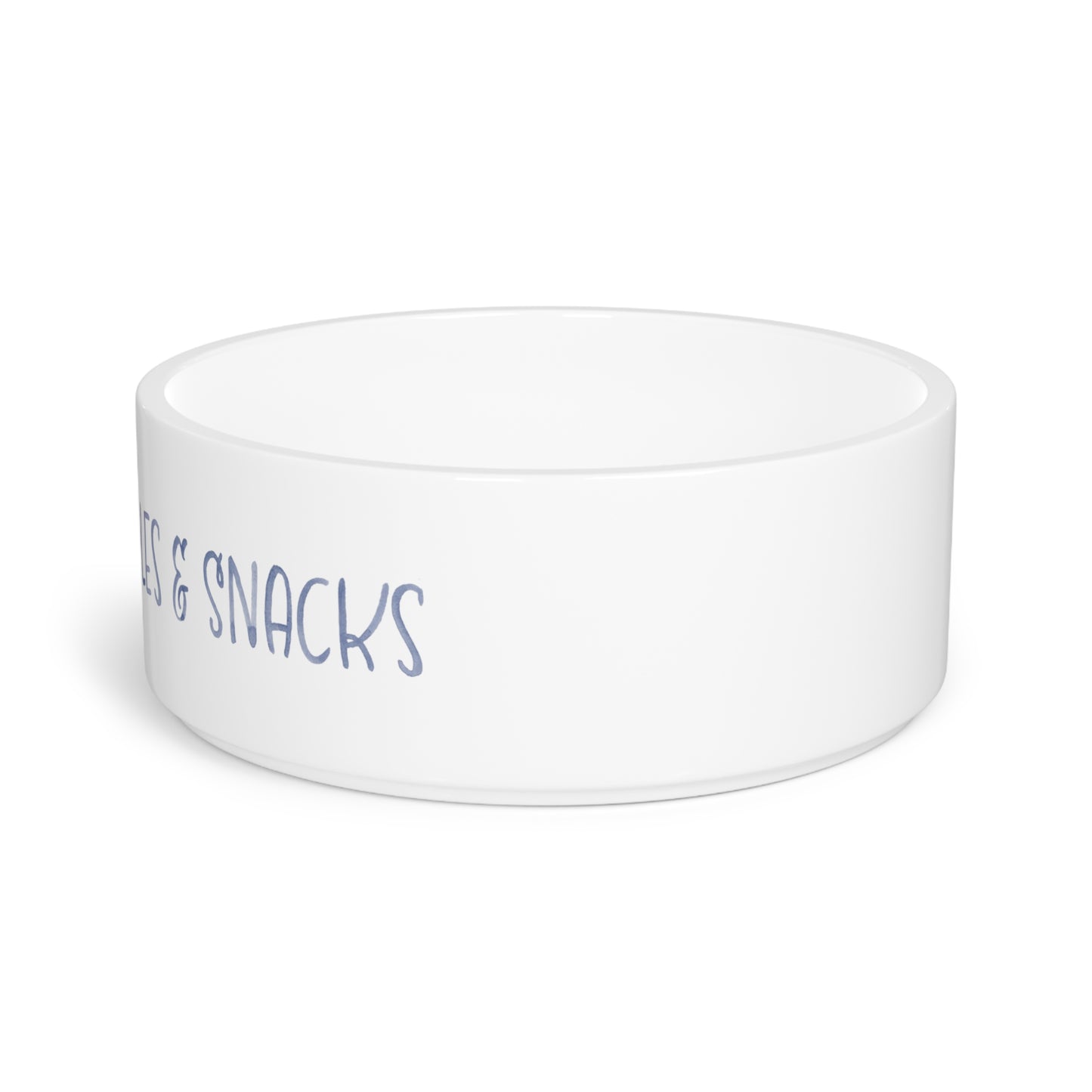 Fueled by Snuggles & Snacks Pet Bowl