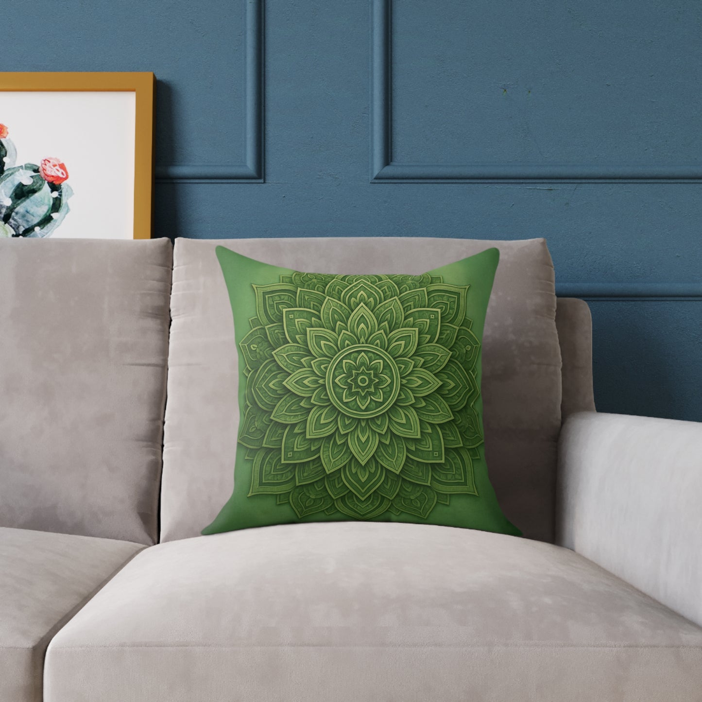 Sage Strength Mandala Pillow